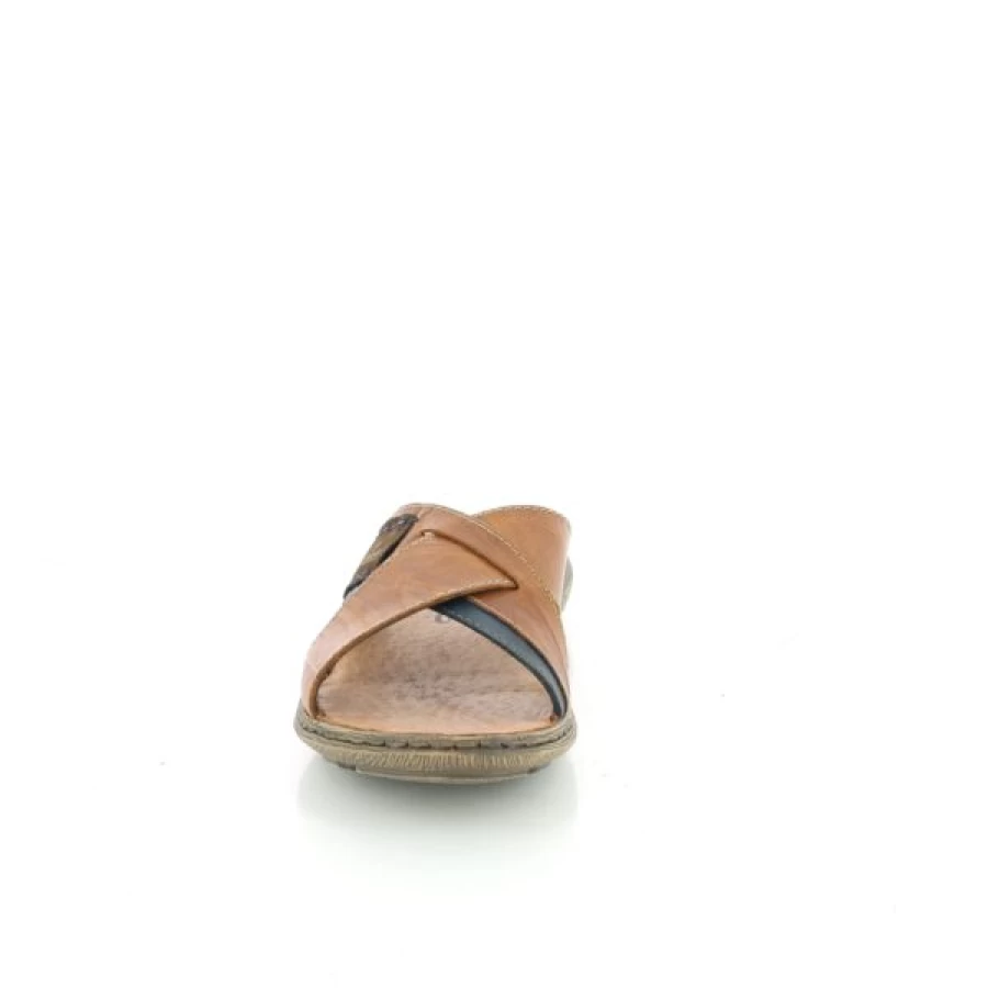 Kevin Comfortable Slippers in Cognac Brown for Men and Women