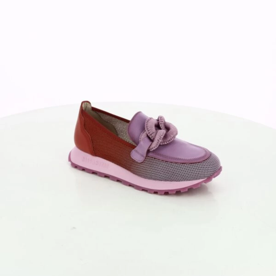 Kevin Red Loafers - Classic Moccasins for Men & Women