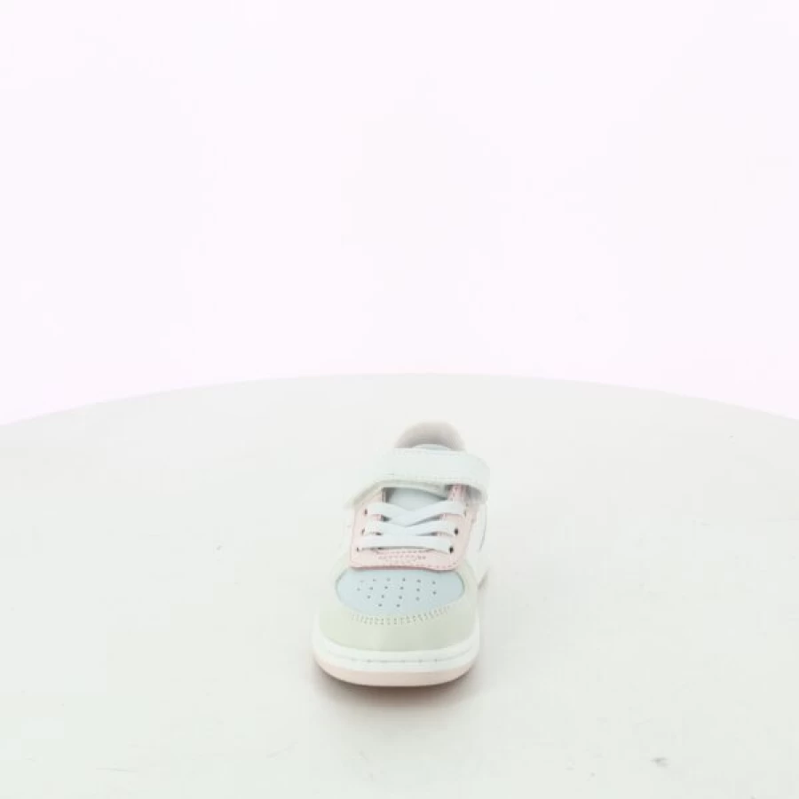 Kevin White Hook and Loop Sneakers for Men - Casual Comfortable Velcro Shoes