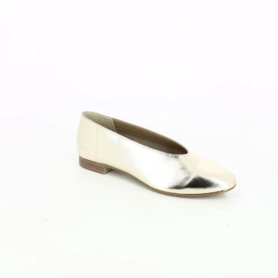 Kevin Gold Ballerina Flats by Ella Cruz – Elegant Women's Ballet Shoes
