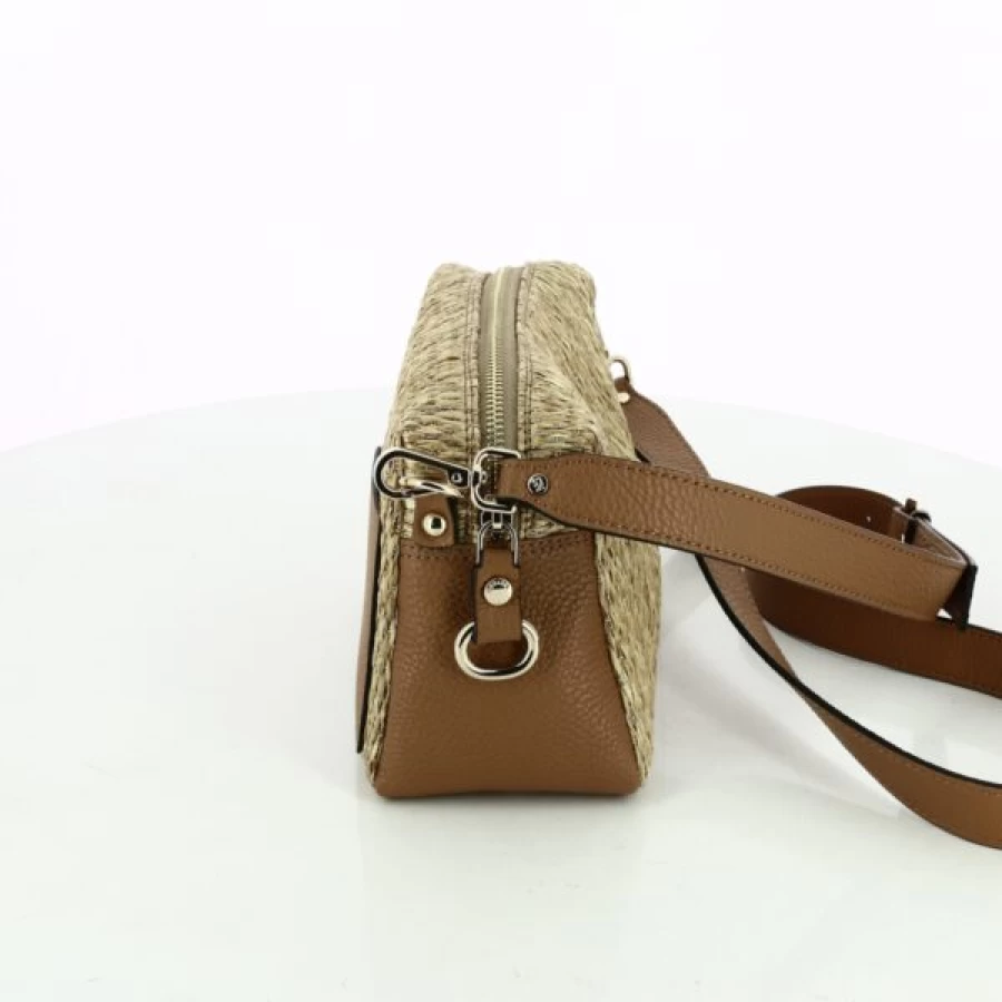 Kevin Handbags for Women - Premium Cognac Leather Purse - Carol J. Style Crossbody Bag