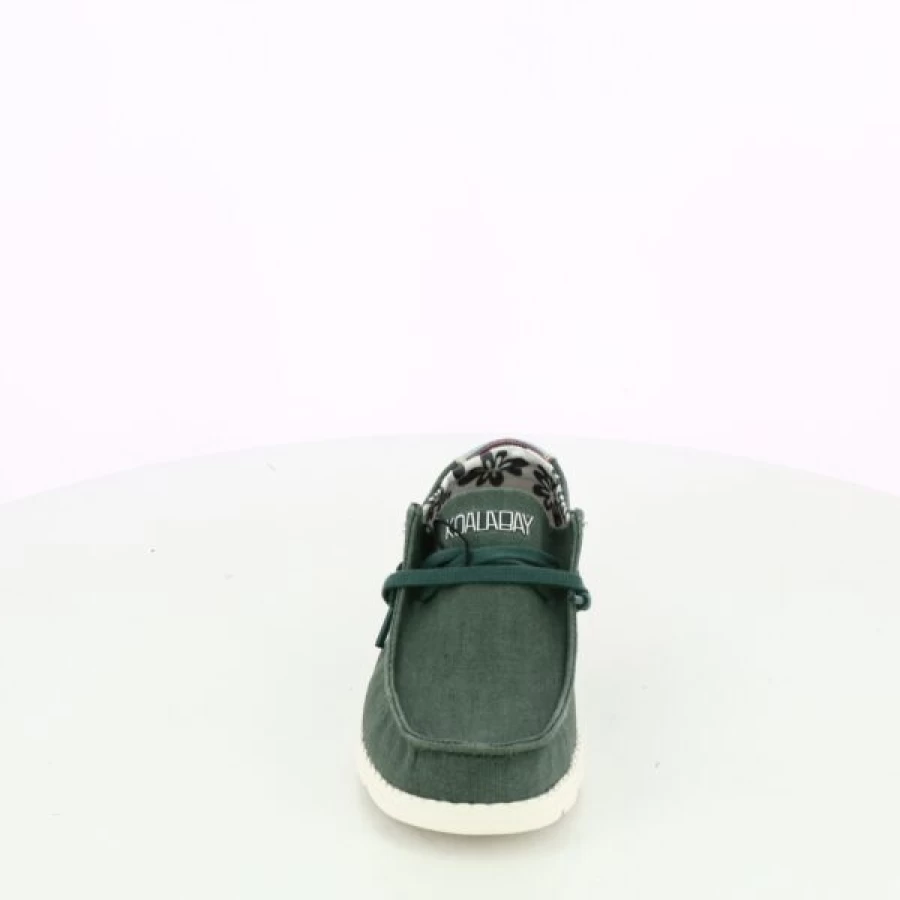 Kevin Green Loafers for Men - Comfortable Moccasin Style Slip-On Shoes