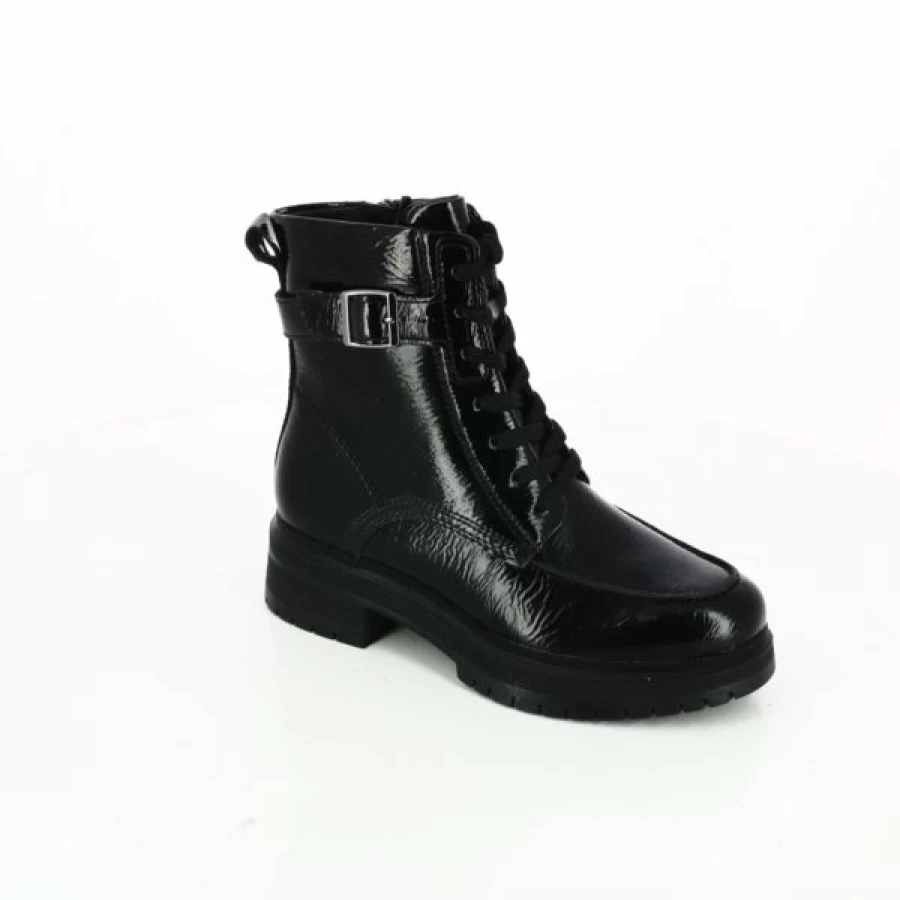 Kevin Black Ankle Boots for Women - Stylish Leather Bottines Chic Casual Shoes