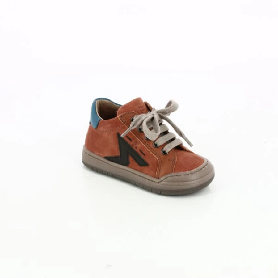 Kevin Romagnoli Orange Leather Boots for Men - Stylish Ankle Booties