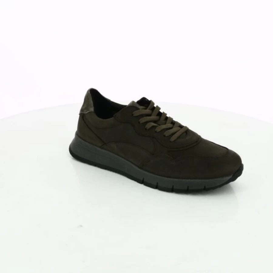Kevin Cypres Brown Leather Sneakers for Men - Casual Comfortable Walking Shoes