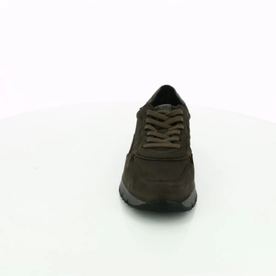 Kevin Cypres Brown Leather Sneakers for Men - Casual Comfortable Walking Shoes