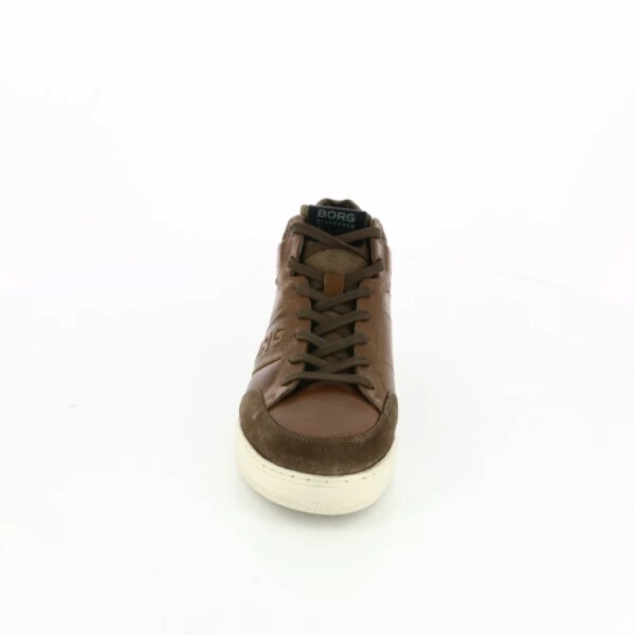 Kevin Cognac Leather Sneakers - Men's Casual Shoes for Comfort & Style