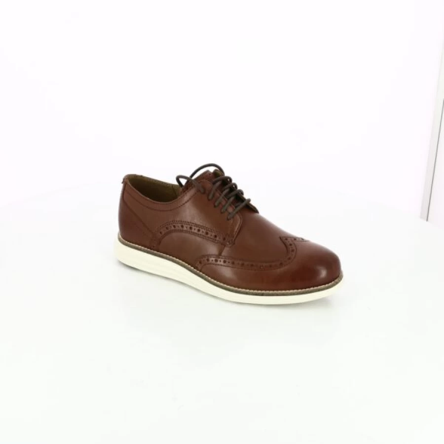 Kevin Cognac Leather Sneakers for Men - Comfortable Casual Shoes