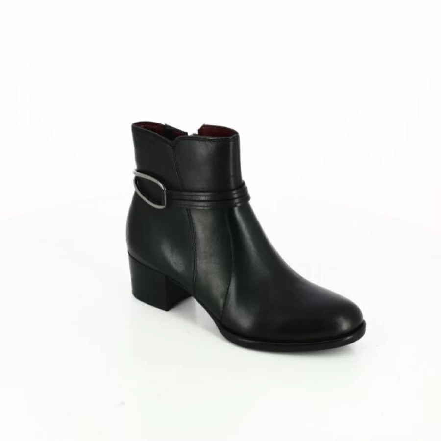 Kevin Women's Black Ankle Boots - Stylish & Comfortable Casual Booties