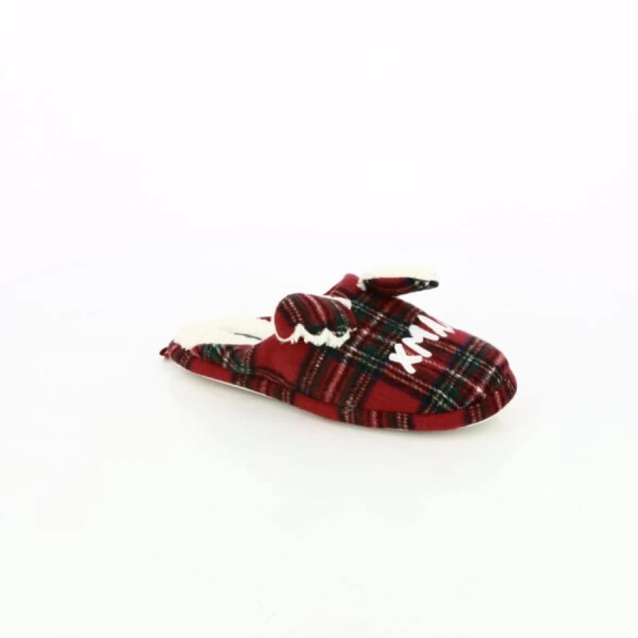 Kevin Women's Red Slip-On Slippers - Ysabel Mora Style Comfortable House Shoes