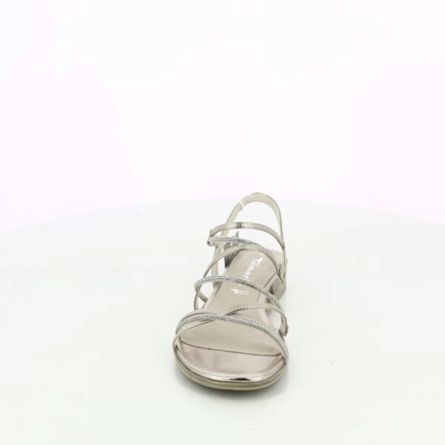 Kevin Women's Gold Sandals – Elegant Comfortable Summer Footwear