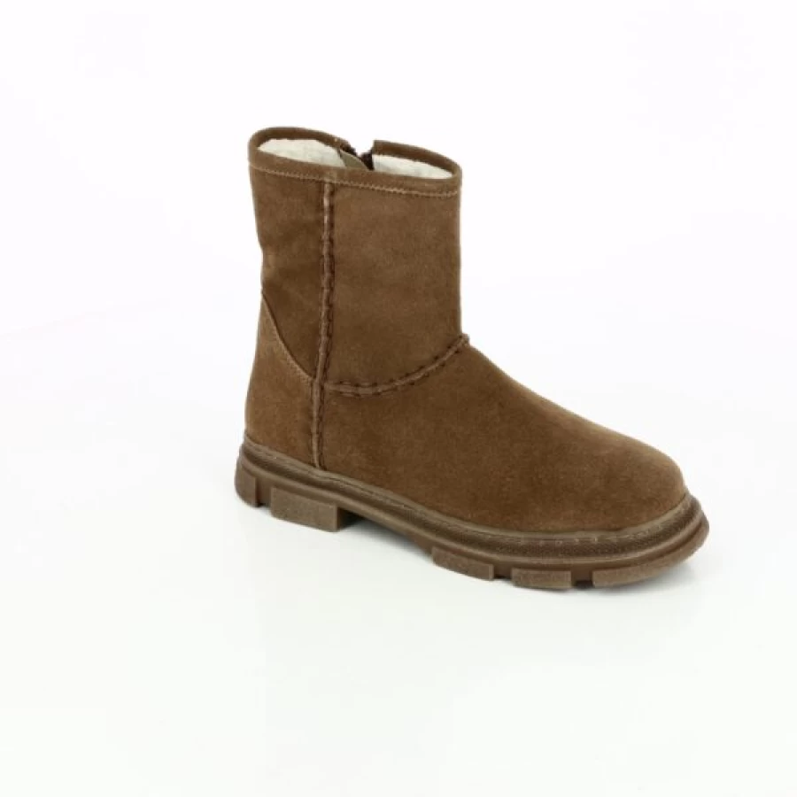 Kevin Women's Cognac Leather Cypres Ankle Boots - Stylish & Comfortable