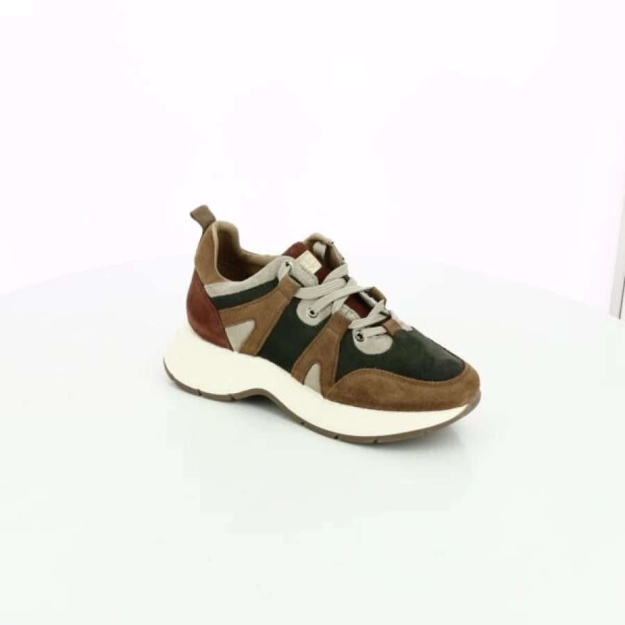 Kevin Scapa Green Sneakers - Men's Casual Baskets Lightweight Comfortable Shoes