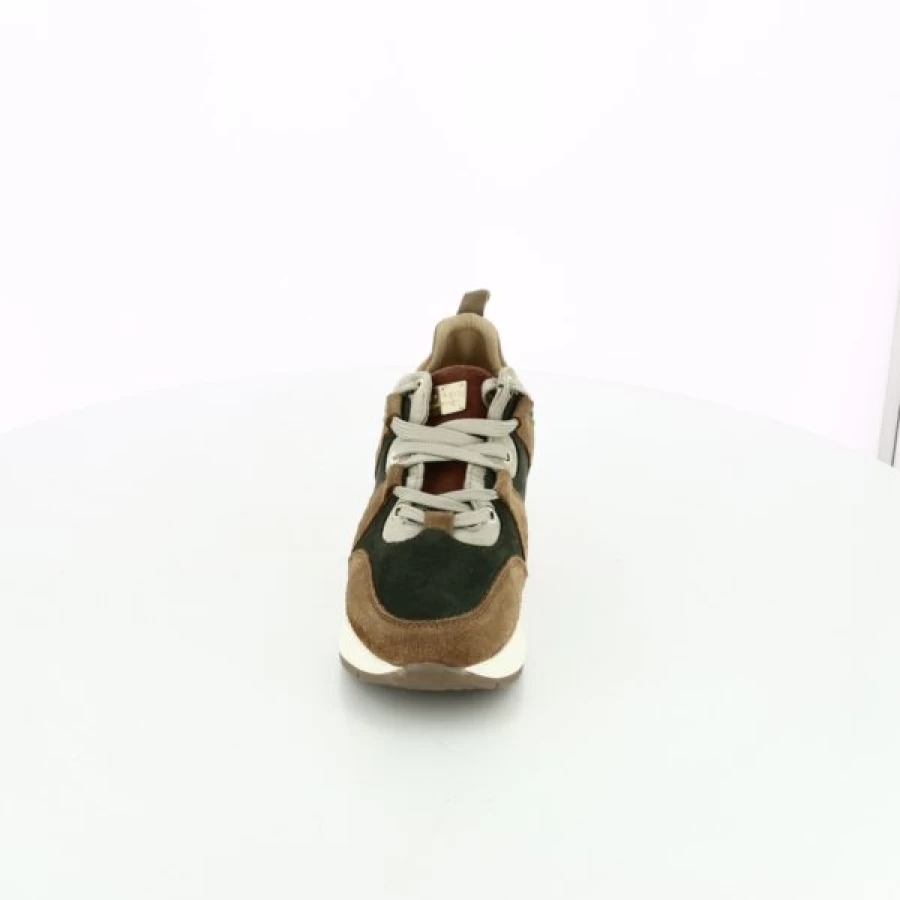 Kevin Scapa Green Sneakers - Men's Casual Baskets Lightweight Comfortable Shoes