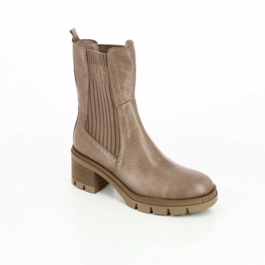 Kevin Cognac Leather Ankle Boots for Women - Stylish Comfort Fall Winter Fashion Footwear