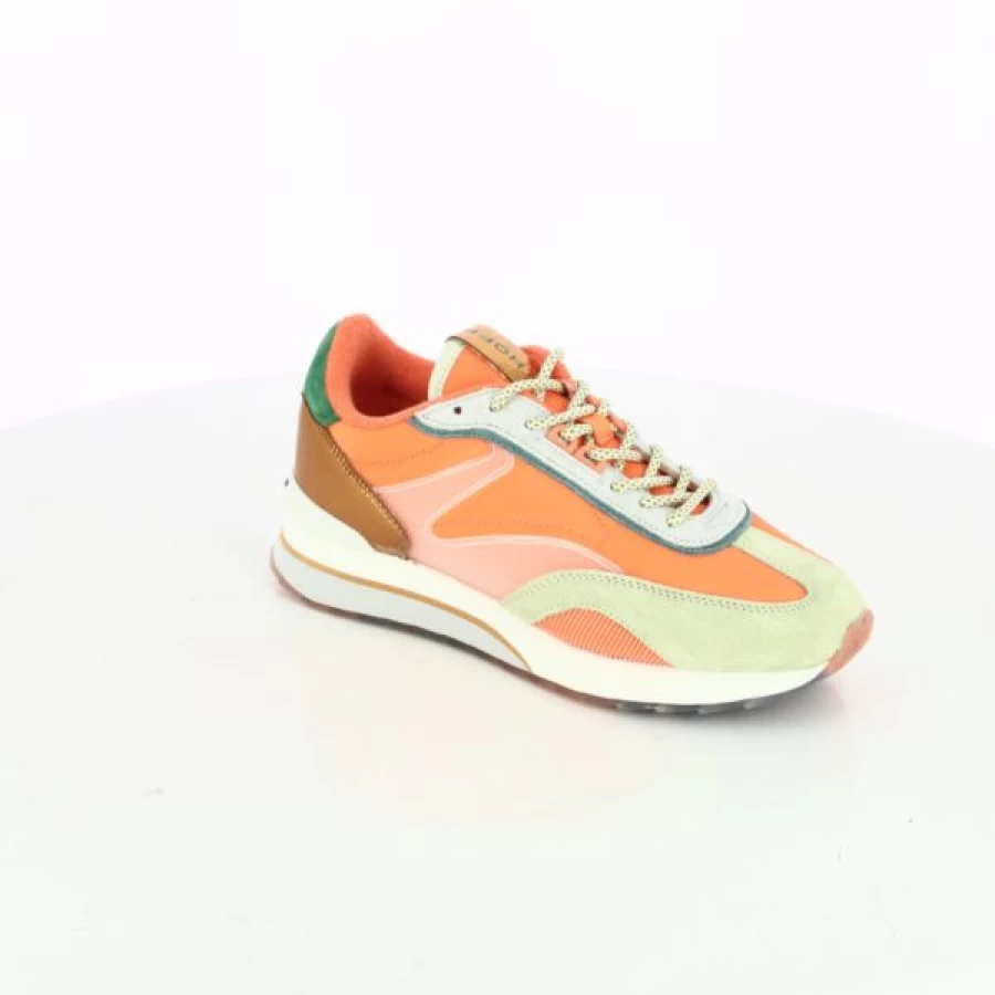 Kevin Hoff Sneakers - Orange Casual Shoes for Men | Lightweight & Comfortable