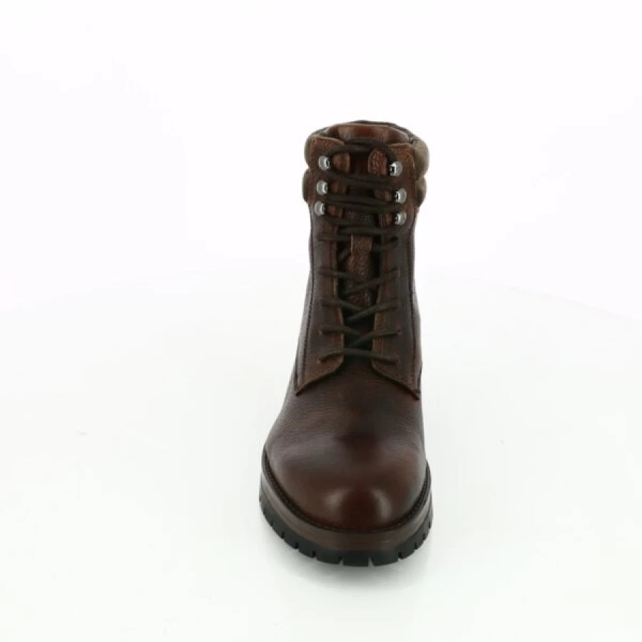 Kevin Cypres Brown Leather Boots for Men - Stylish Ankle Boots Comfortable Casual & Outdoor Wear
