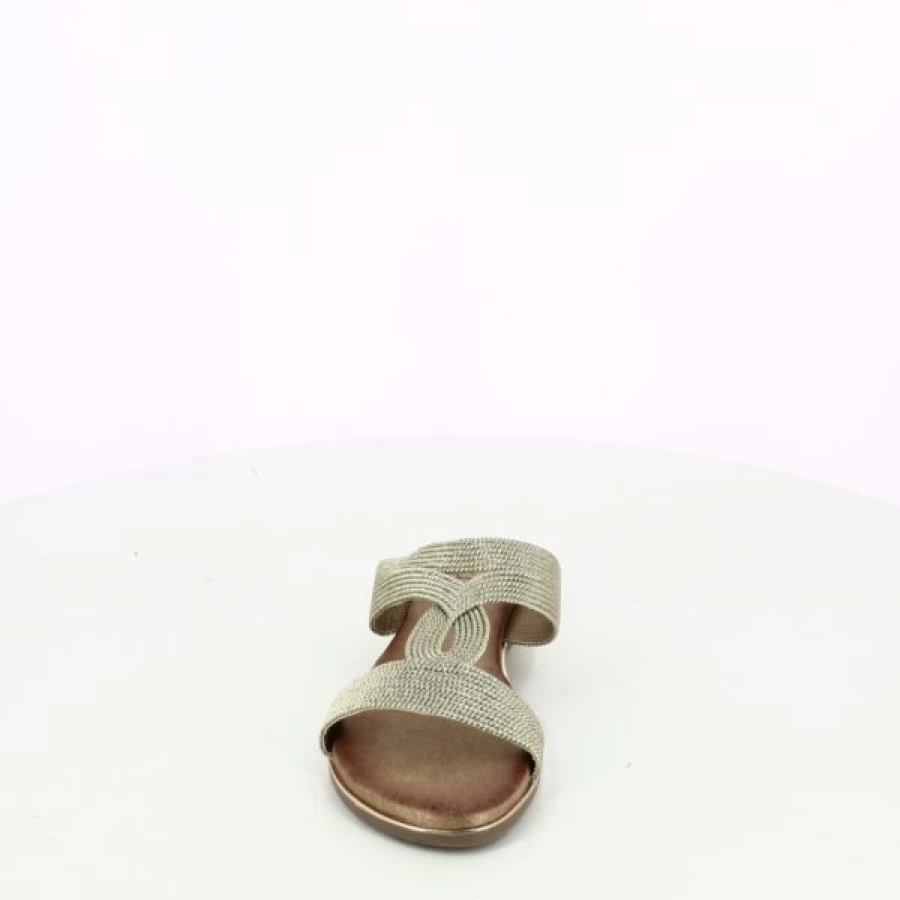Kevin Luxury Gold Slippers for Women - Elegant Comfort House Shoes by Ella Cruz