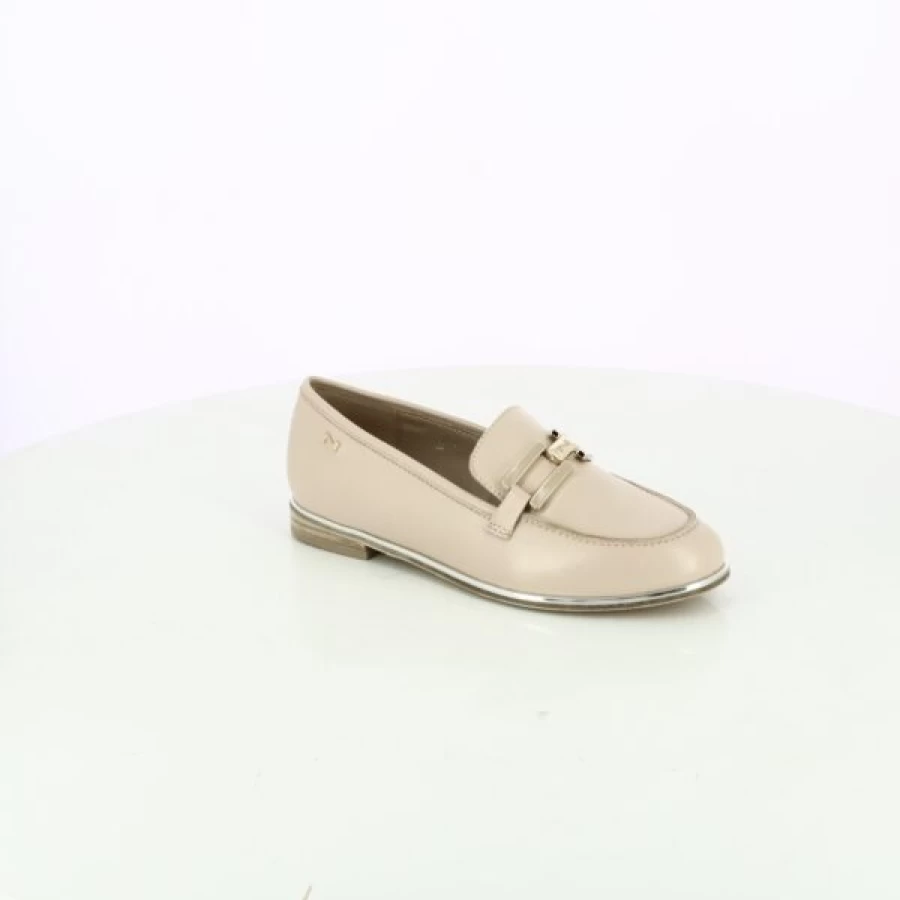 Kevin Men's Beige Loafers - Classic Moccasin Style Casual Slip-On Shoes