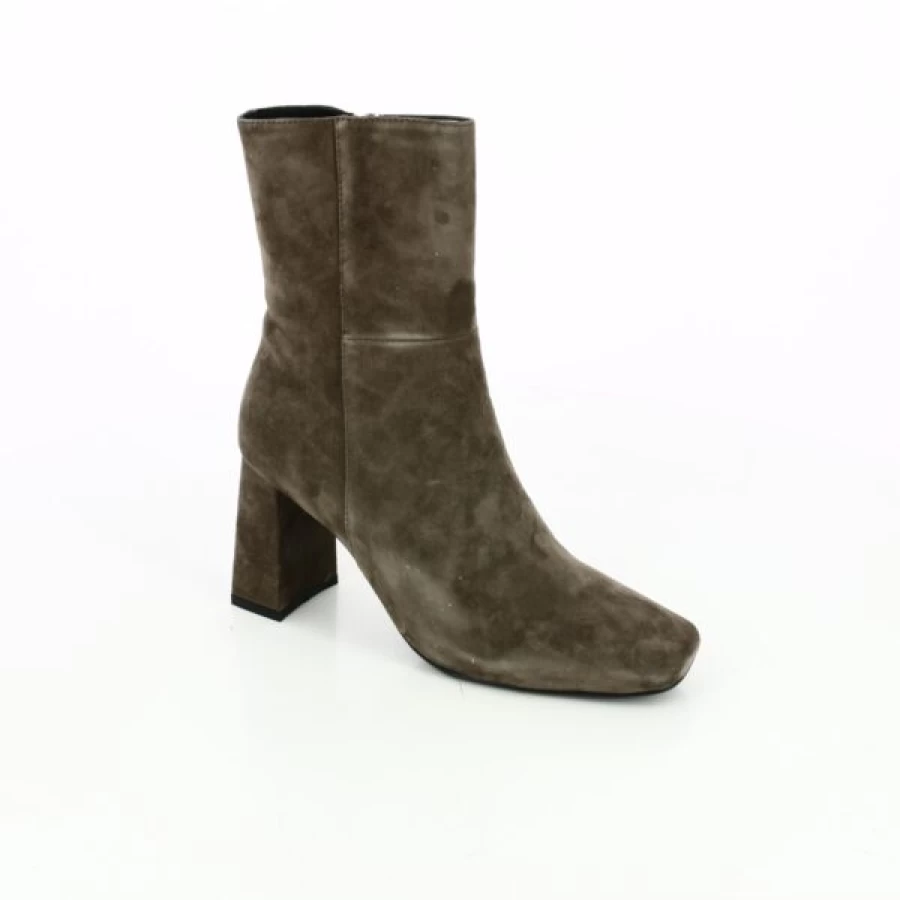 Kevin Lauro Ankle Boots for Women - Stylish Leather Mid Heel Booties for Comfort and Fashion