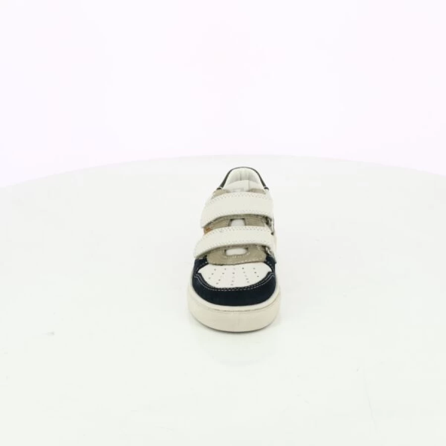 Kevin Little David Beige Velcro Sneakers for Kids - Comfortable Walking Shoes