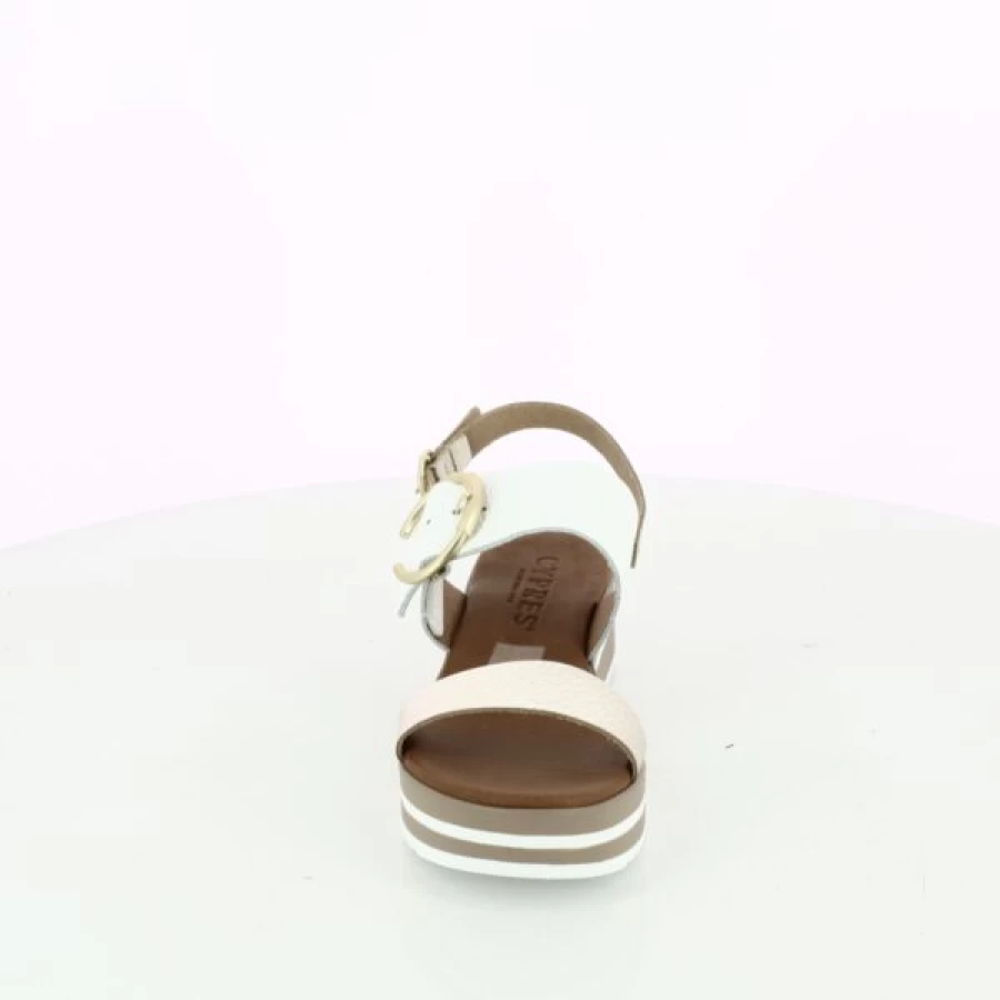 Kevin Gold-Toned Cypress Sandals for Women - Comfortable Summer Slide Sandals