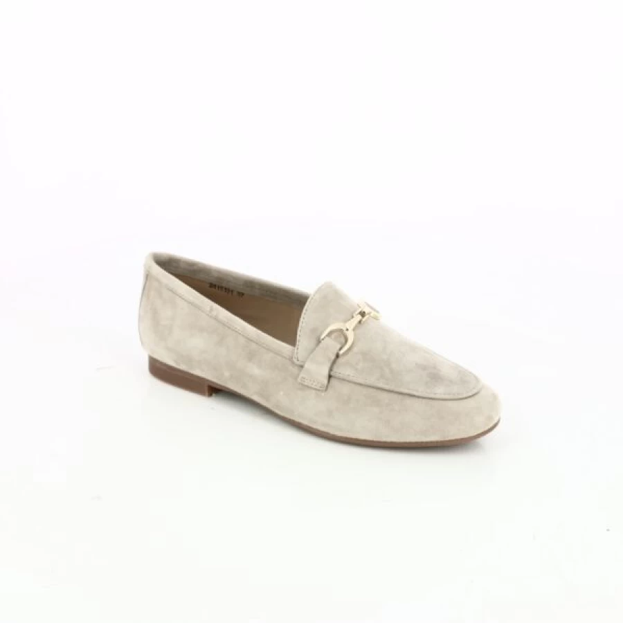 Kevin Beige Loafers for Men - Classic Moccasin Style Comfortable Slip-On Shoes