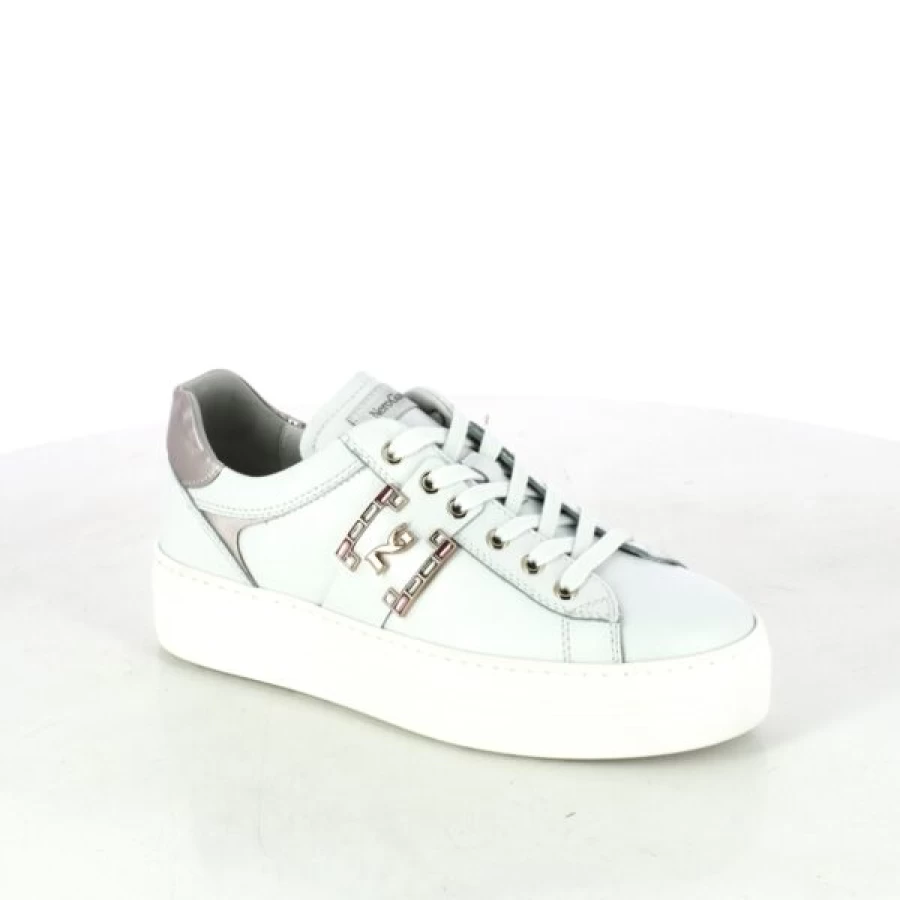 Kevin White Sneakers for Men & Women - Nerogiardini Style Casual Baskets