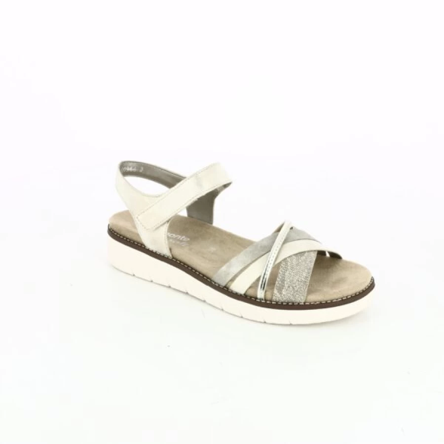 Kevin Luxury Gold Sandals for Women - Elegant Remonte Design Comfortable Summer Slide
