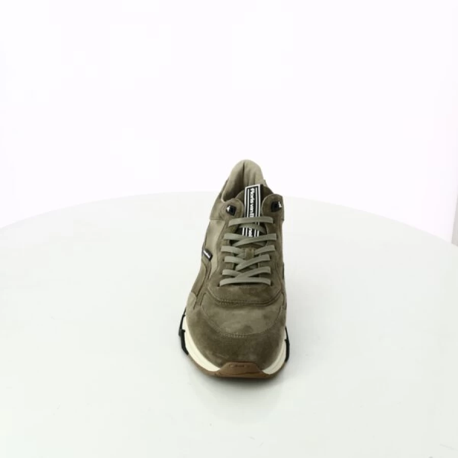 Kevin Beige Casual Sneakers for Men - Comfortable Leather Low-Top Shoes