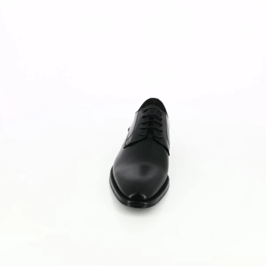 Kevin Men's Black Lace-up Dress Shoes - Classic Formal Oxford Style for Business & Wedding