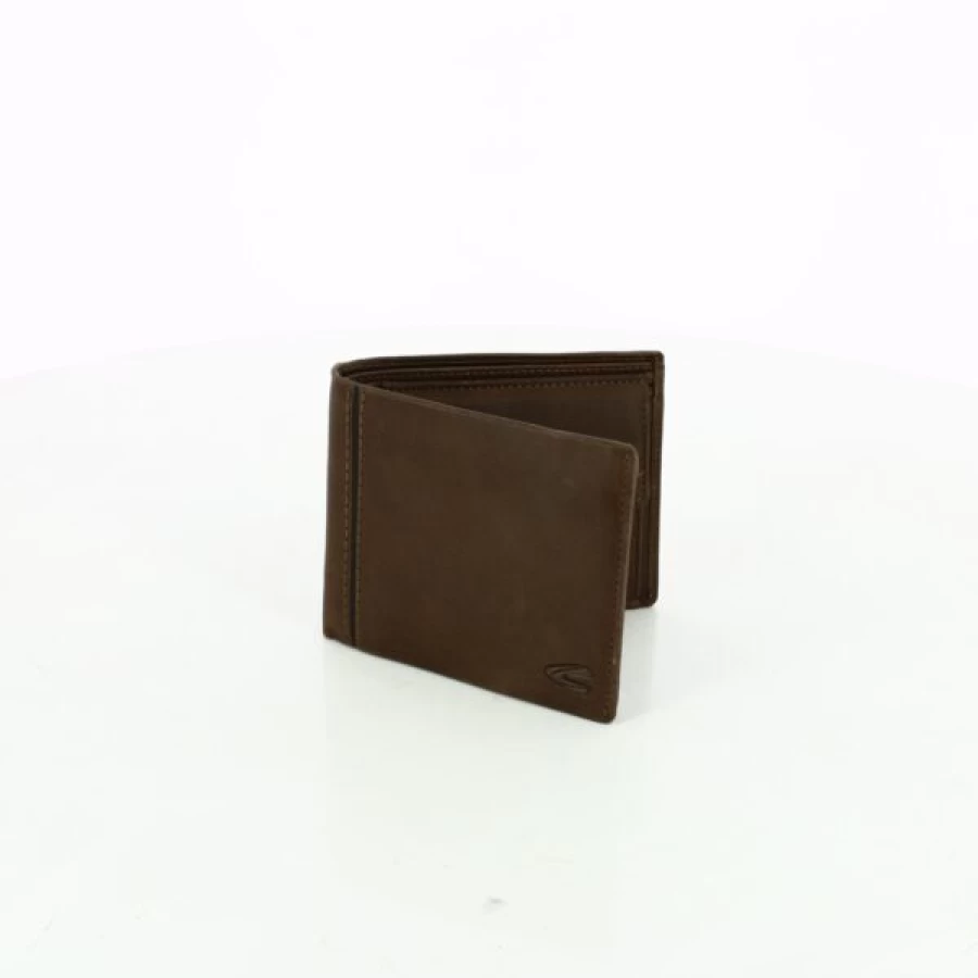 Kevin Genuine Leather Wallet for Men - Premium Cognac Brown Bi-Fold Wallet with RFID Protection