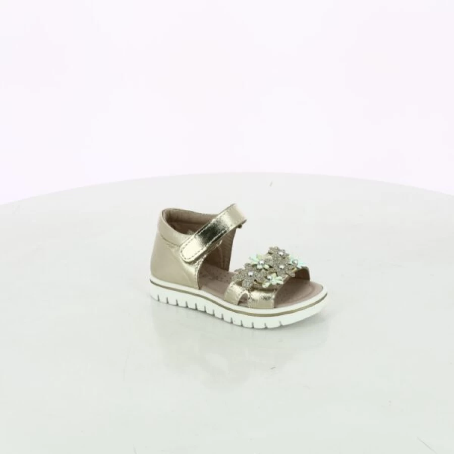 Kevin Gold-Toned Leather Cypress Sandals for Women - Comfortable Slide Beach Sandals