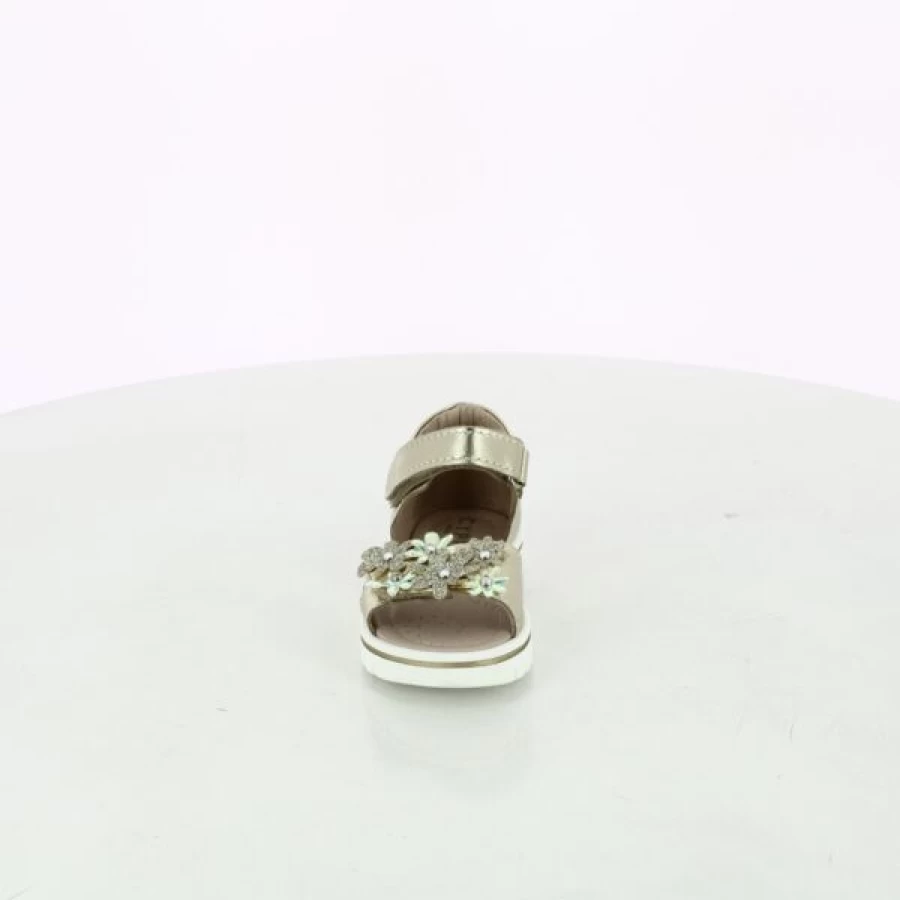 Kevin Gold-Toned Leather Cypress Sandals for Women - Comfortable Slide Beach Sandals