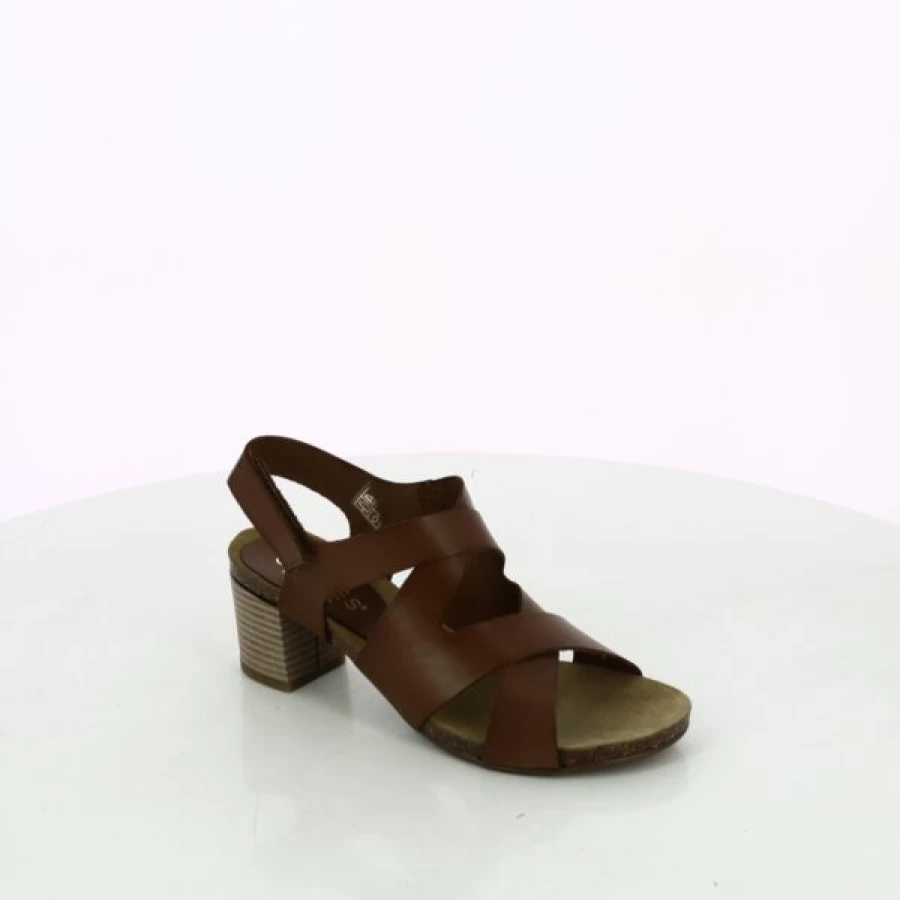 Kevin Handmade Genuine Leather Cypress Sandals in Cognac Brown - Comfortable & Stylish Men's Slide Sandals