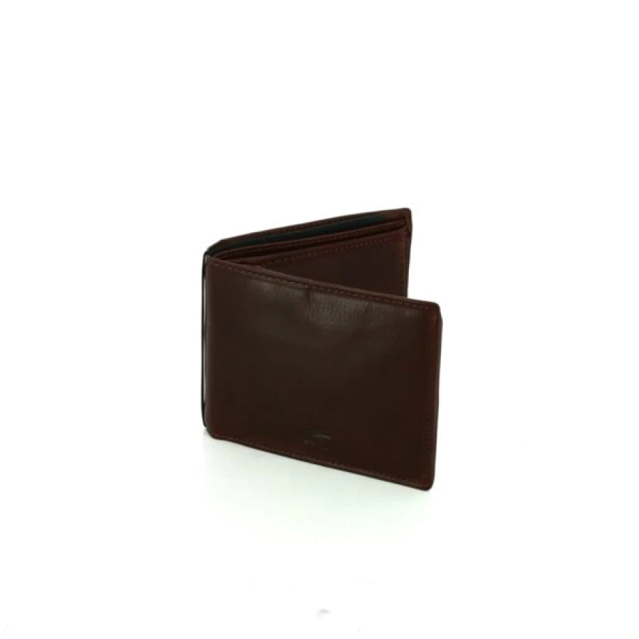 Kevin Genuine Leather Wallet for Men - Premium Cognac Brown Bi-Fold Wallet, Durable RFID Blocking, Slim Design, Gift Box Included