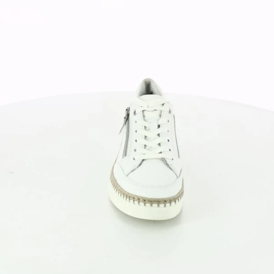Kevin White Sneakers for Women - Comfortable Casual Walking Shoes