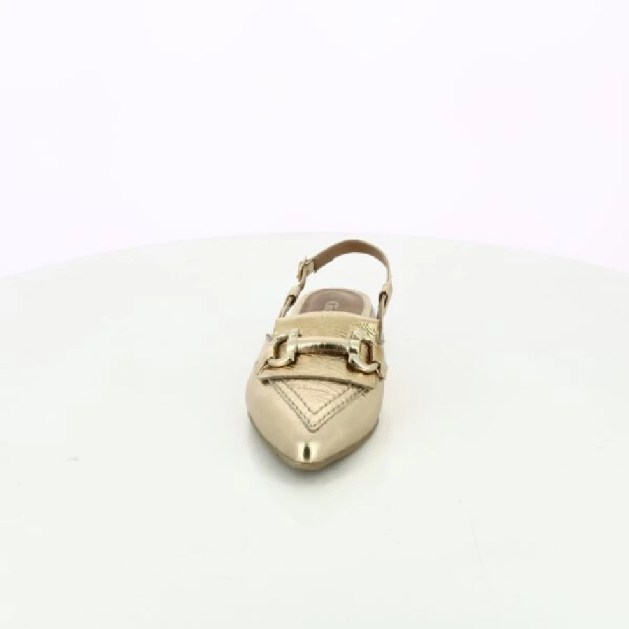 Kevin Gioia Gold Leather Loafers - Luxury Moccasin Shoes for Men & Women