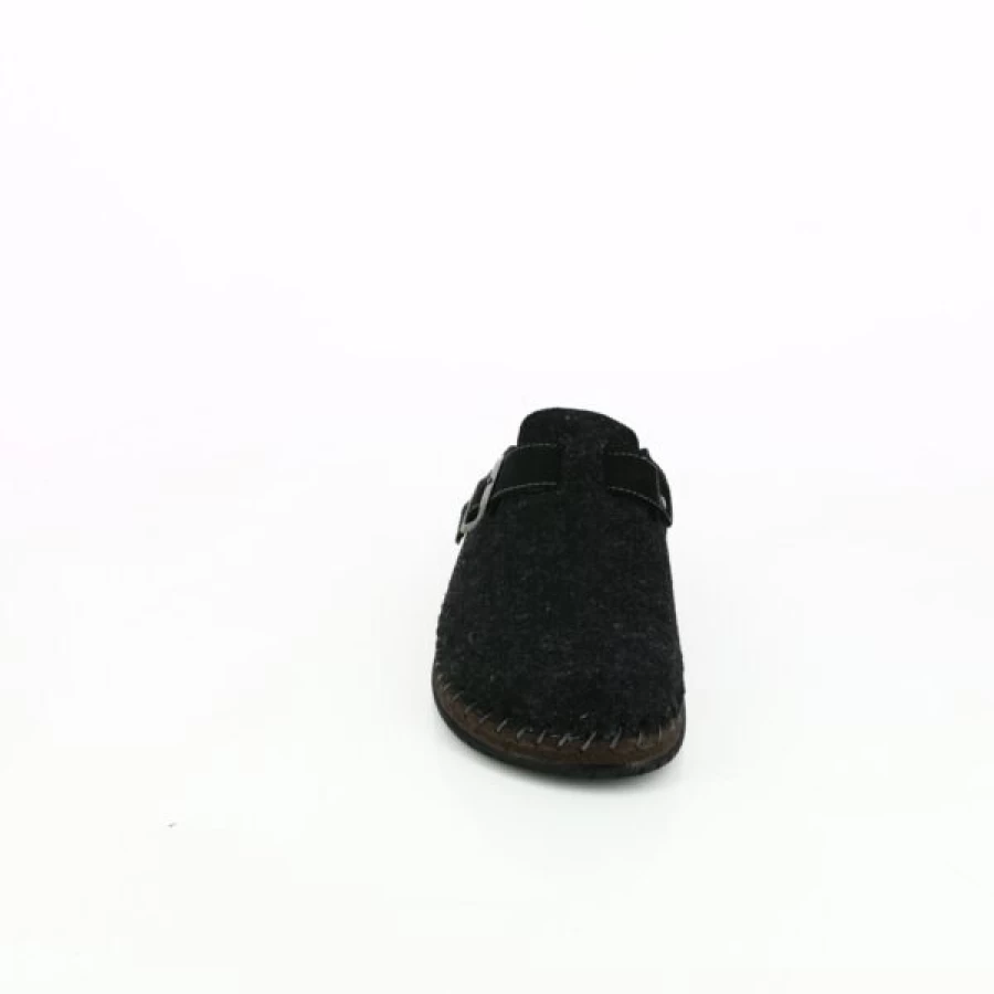"Kevin Men's Black Cypress House Slippers - Soft Comfort Indoor Slides"