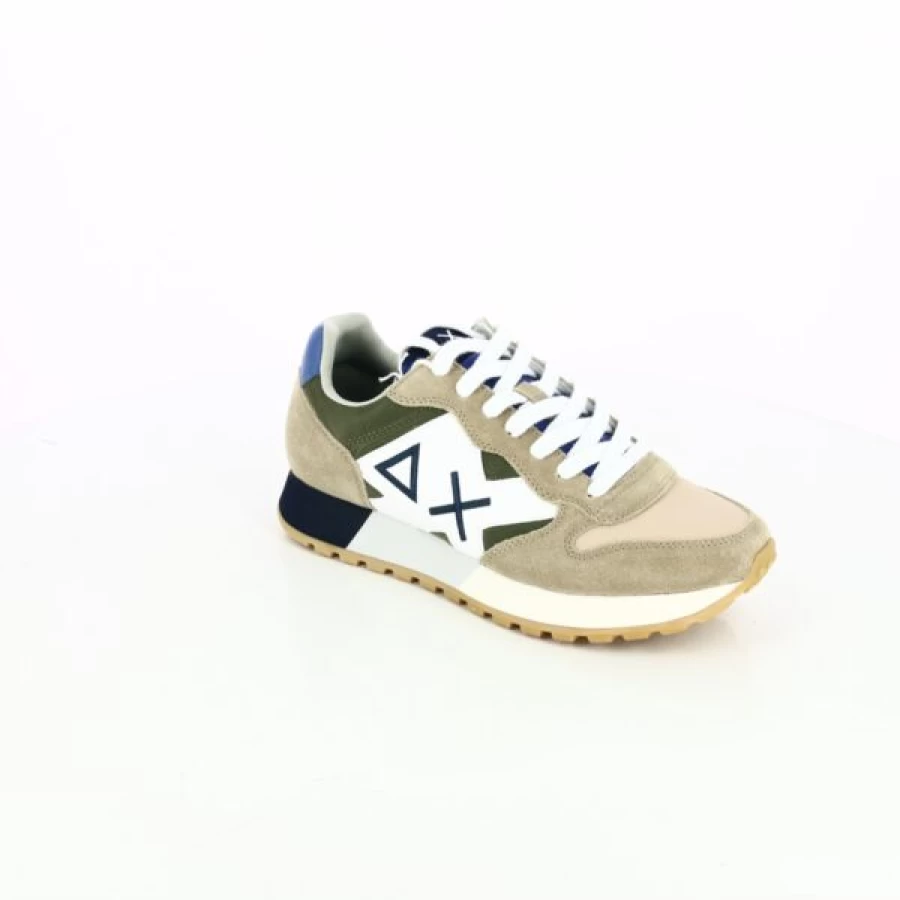 Kevin Beige Casual Sneakers - Sun 68 Style Lightweight Comfortable Shoes for Men & Women