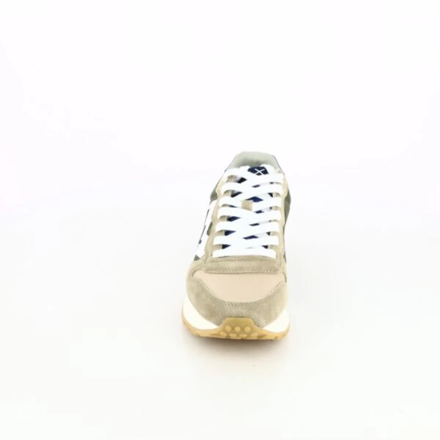 Kevin Beige Casual Sneakers - Sun 68 Style Lightweight Comfortable Shoes for Men & Women