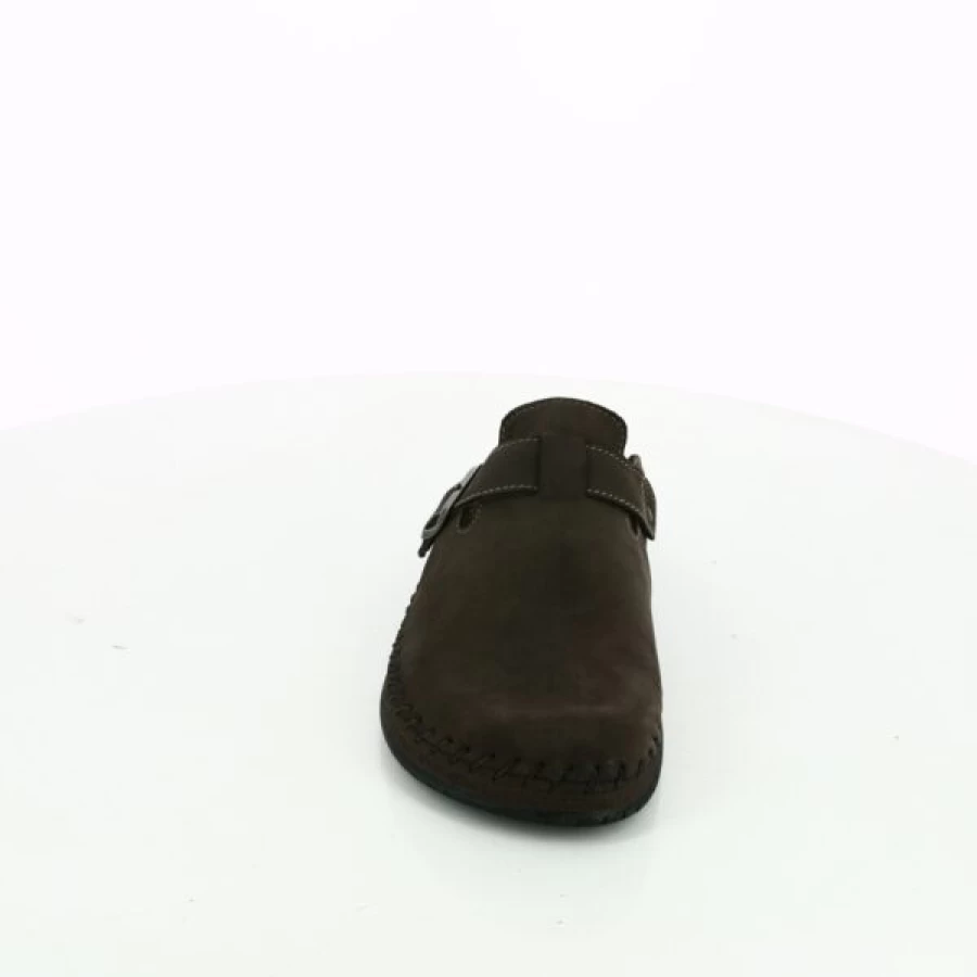Kevin Men's Comfortable Brown Leather Slippers - Soft Indoor & Outdoor Slides