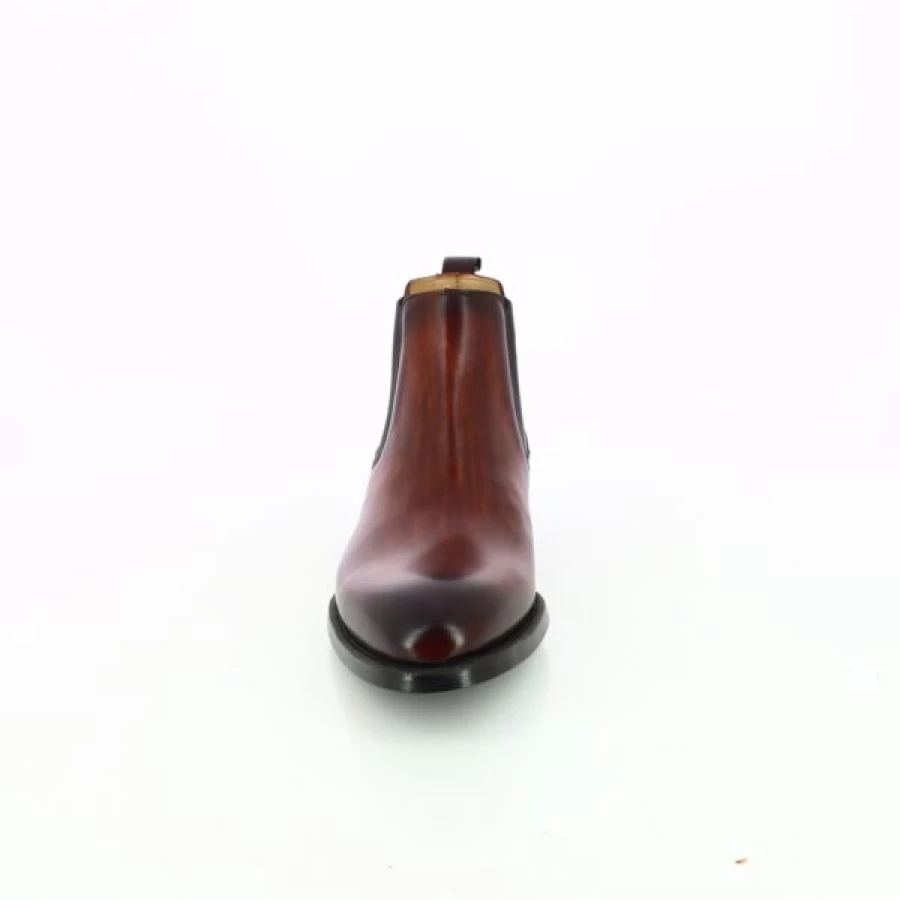 Kevin Cognac Leather Boots for Men - Premium Bottines Style Ankle Boots
