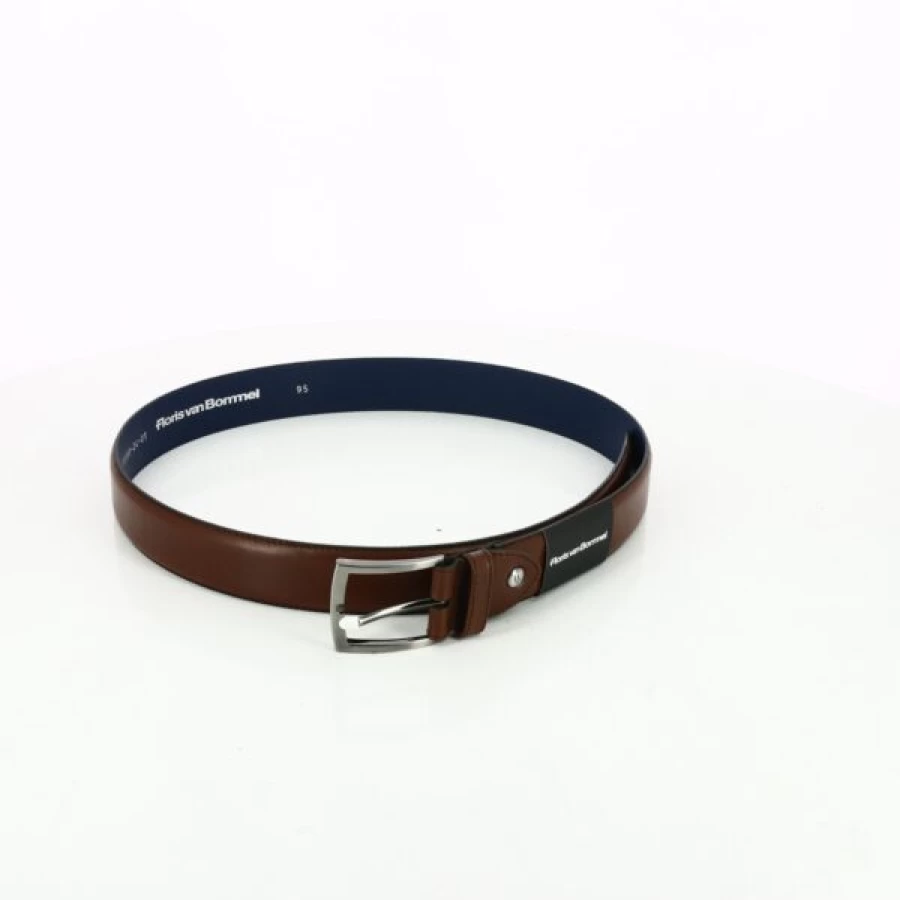 Kevin Genuine Leather Belts for Men - Premium Cognac Brown Dress Belt