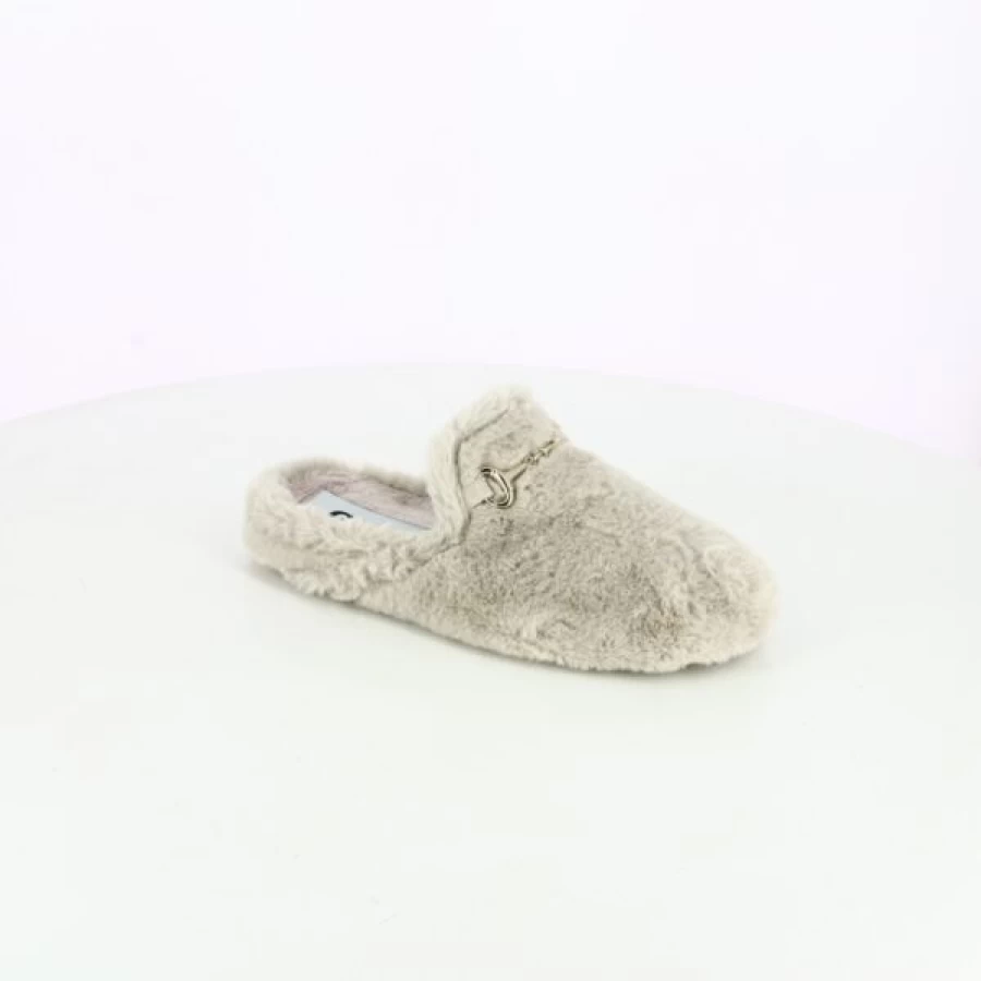 Kevin Gioia Comfortable Beige Slippers for Women and Men - Soft Indoor Slides