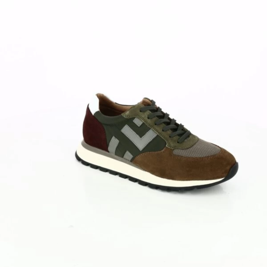 Kevin Cognac Leather Sneakers - Classic CPS Style Men's Casual Shoes