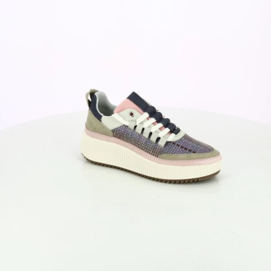 Kevin Pink Sneakers for Women - Casual Comfortable Shabbies Style Fashion Shoes