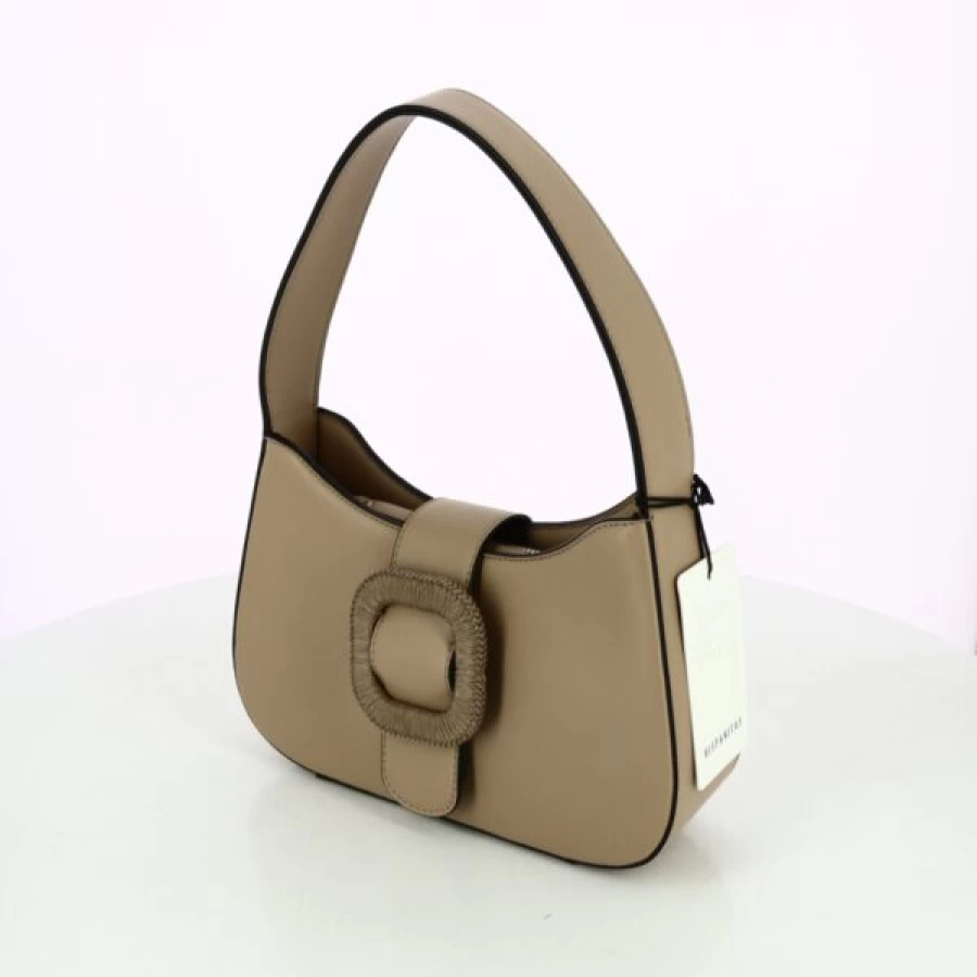 Kevin Cognac Leather Handbag for Women - Stylish Hispanitas Design Crossbody Purse