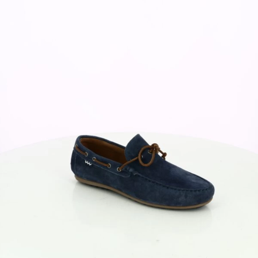 Kevin Blue Loafers - Men's Moccasins Slip-On Shoes for Comfort & Style