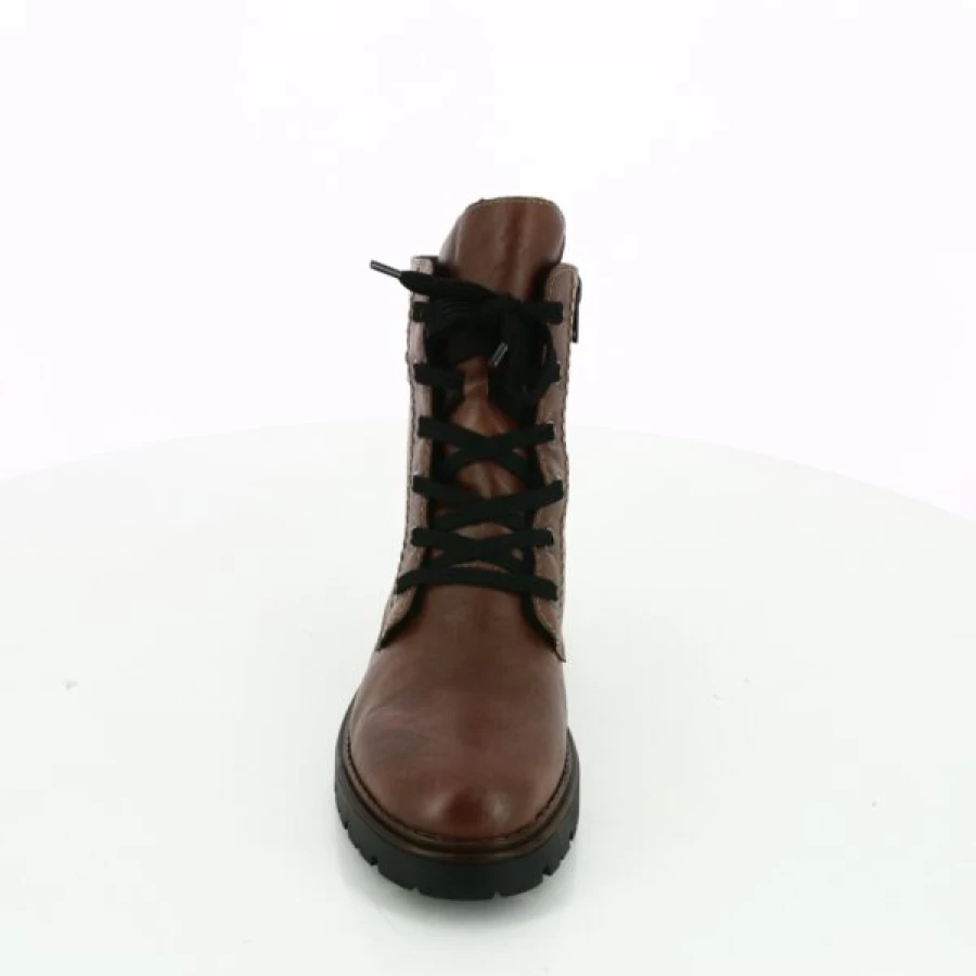 Kevin Cognac Leather Ankle Boots for Women - Stylish & Comfortable Booties